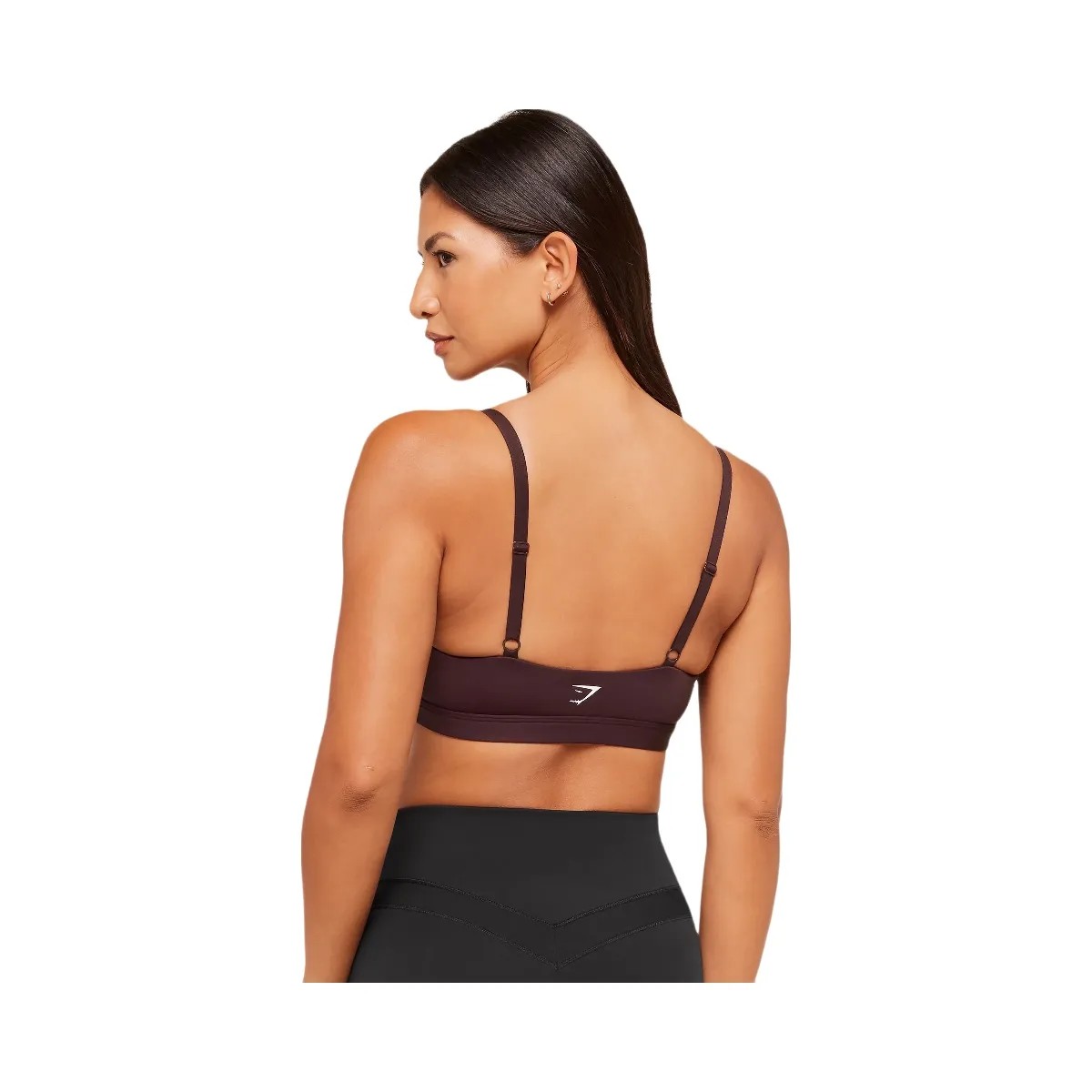 Gymshark Balcony Peekaboo Sports Bra - Cherry Purple - HypeFly India View 2
