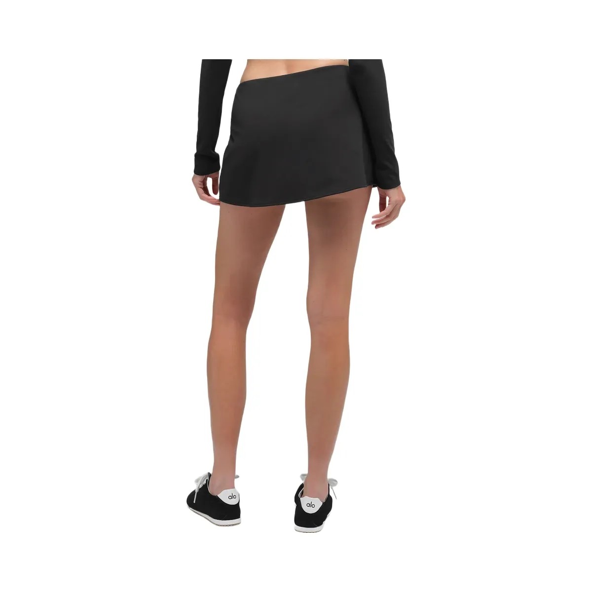 Alo Women's ALO Softsculpt Precision Mini Skirt - Black - HypeFly India View 3