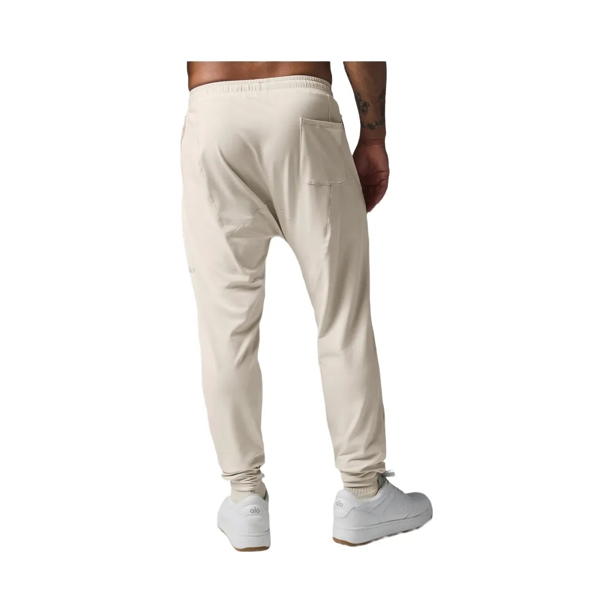 Alo Men's Conquer Revitalize Pant - Bone - HypeFly India View 3