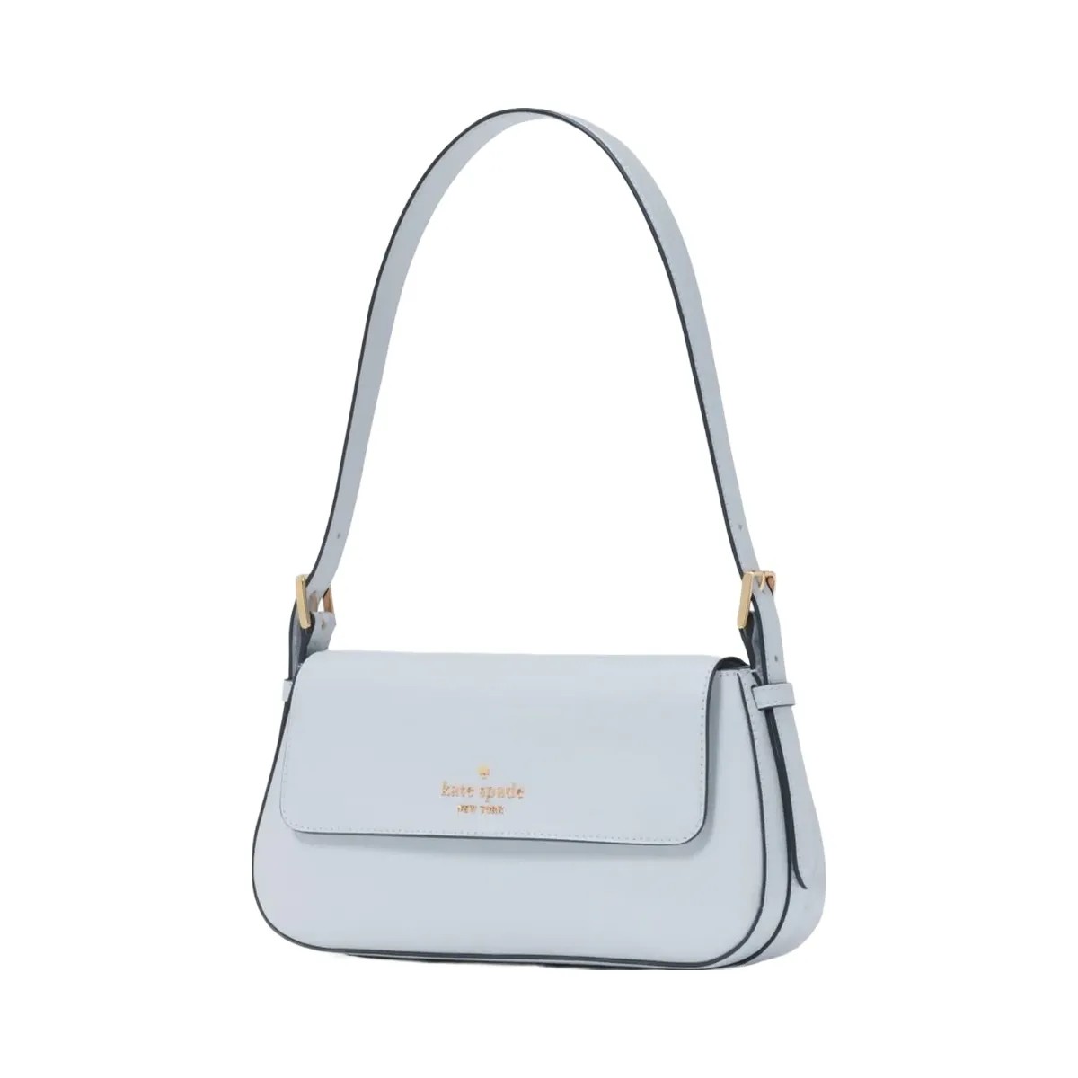 Kate Spade Madison Saffiano Leather Small Flap Shoulder Bag Watercolor Blue - HypeFly India View 3