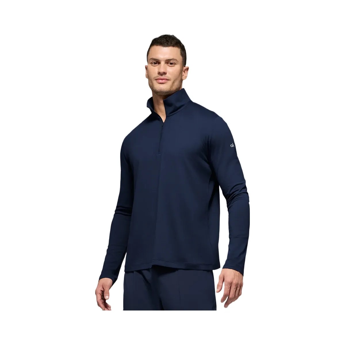 Alo Men's Conquer 1/4 Zip Reform Long Sleeve - Navy - HypeFly India View 1