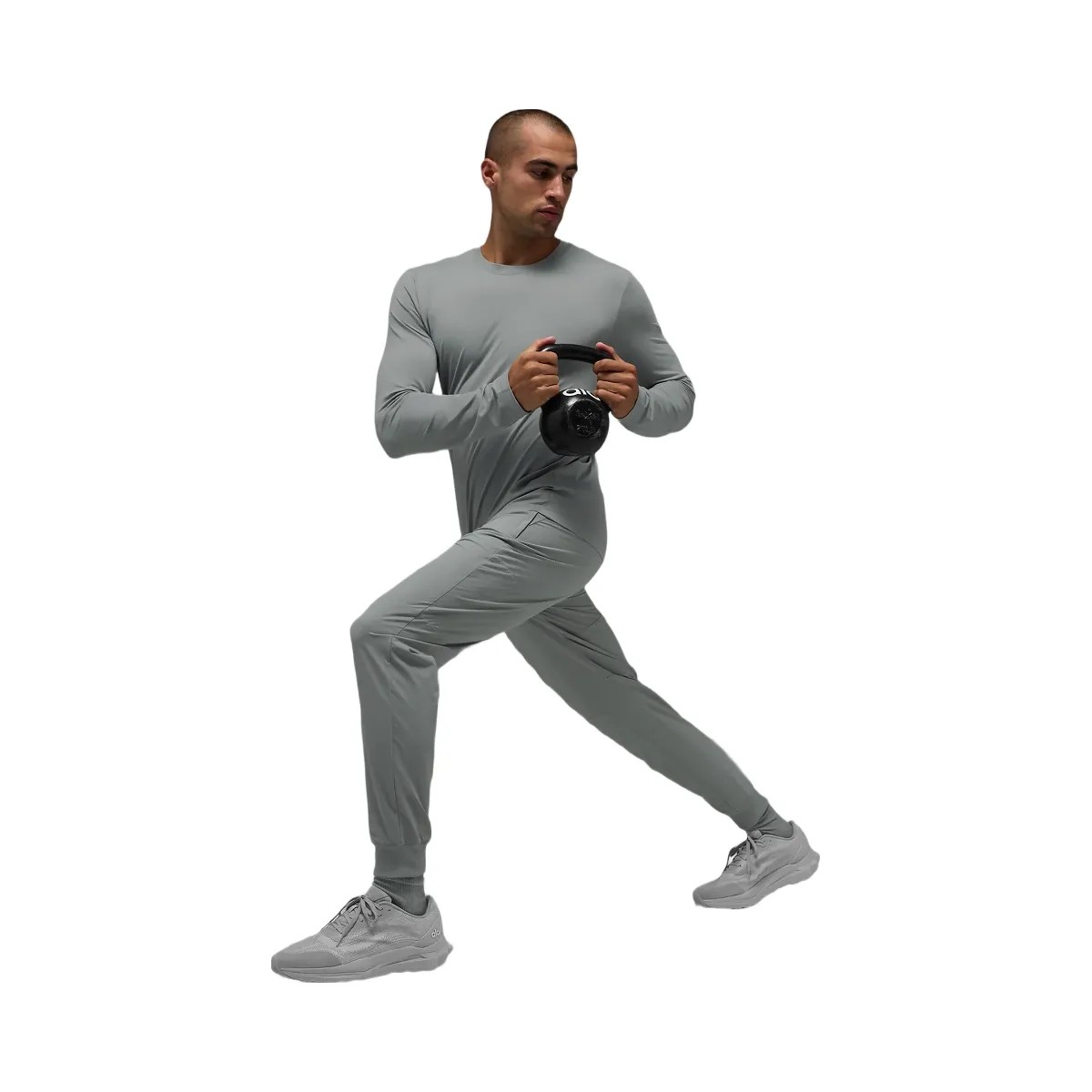 Alo Men's Co-Op Pant (Long) - Lunar Grey - HypeFly India View 5