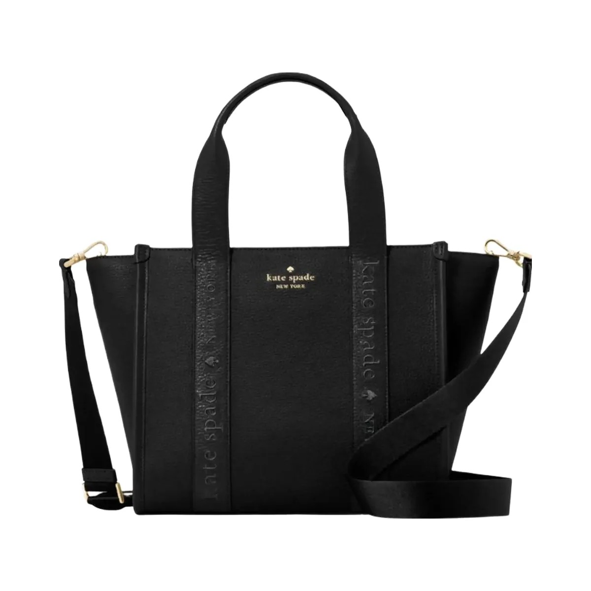 Kate Spade Kip Leather Small Tote Black - HypeFly India View 1