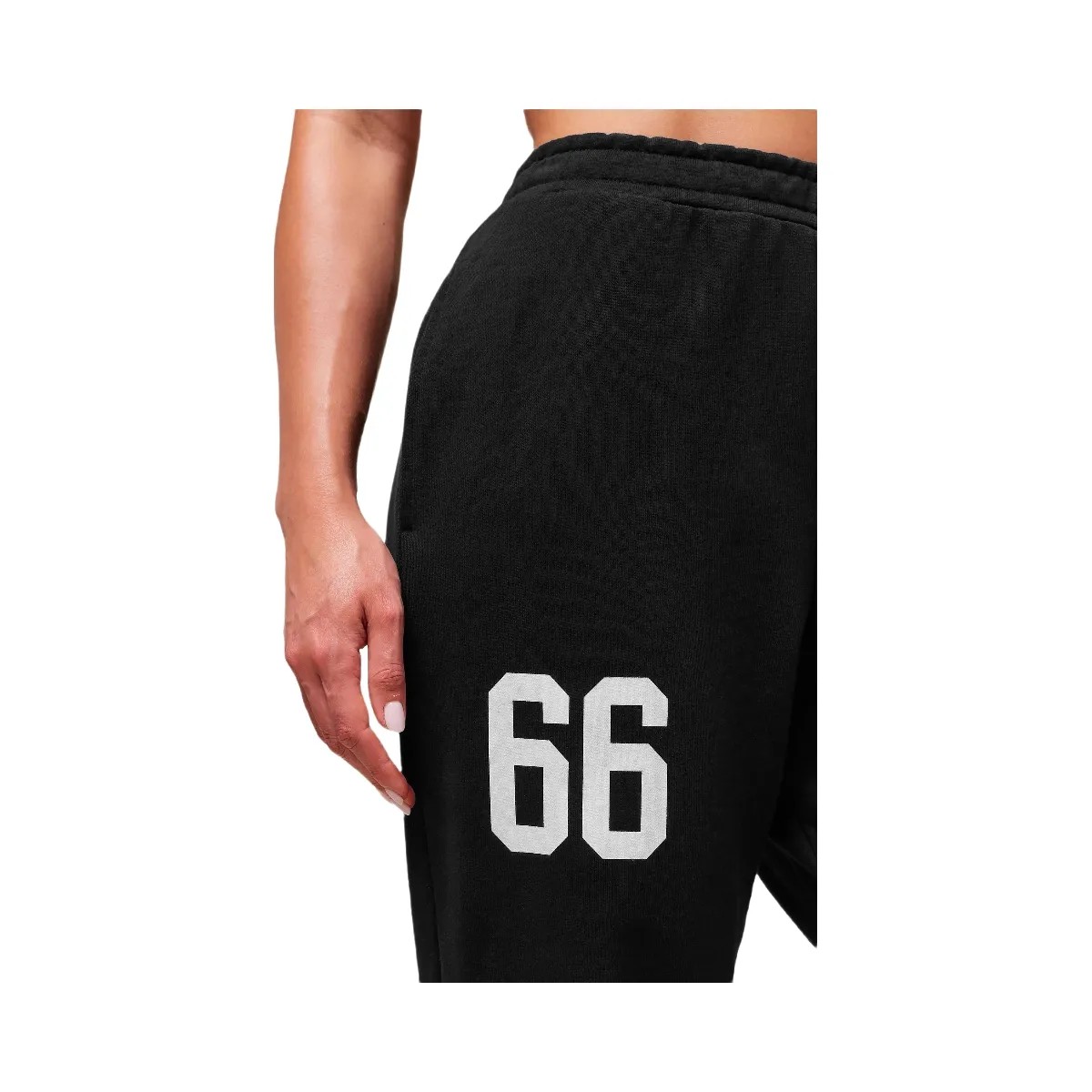 Gymshark Campus Graphic Oversized Jogger - Black - HypeFly India View 4