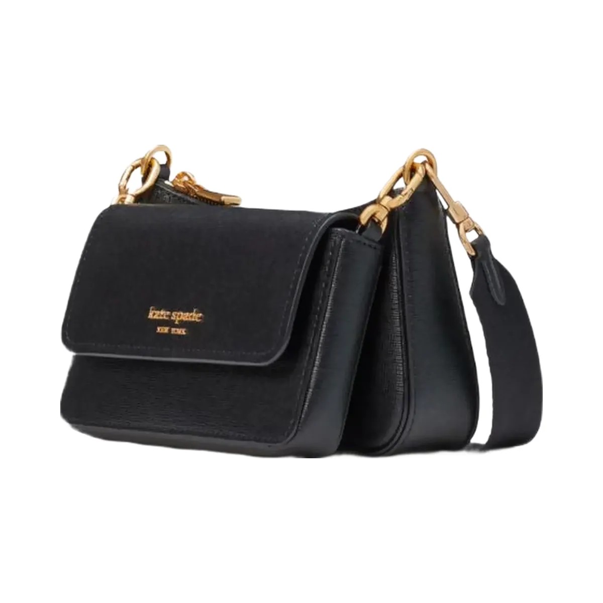 Kate Spade Double Up Crossbody Black - HypeFly India View 4