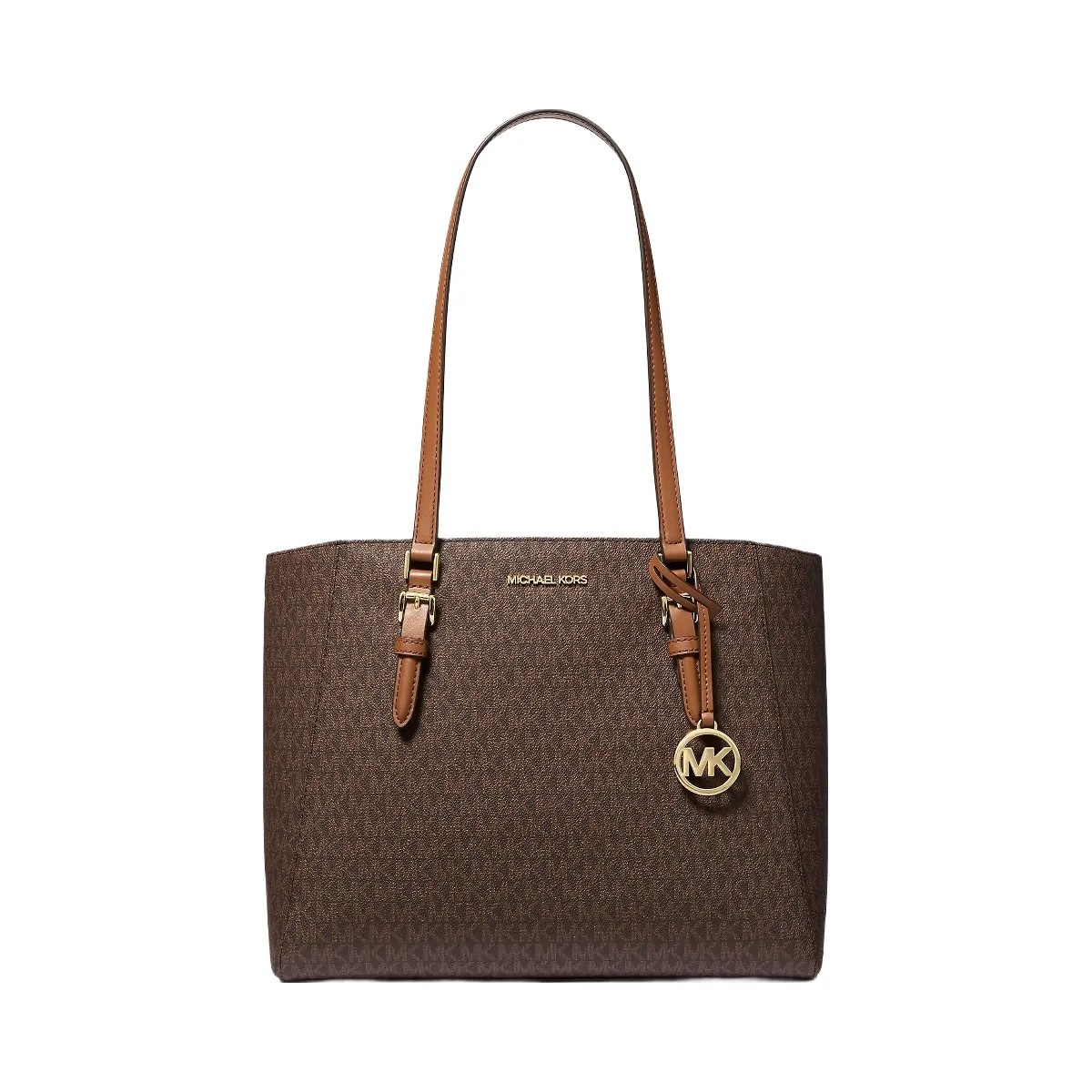 Michael Kors Charlotte Large 3-in-1 Signature Logo Tote Bag Brown - HypeFly India View 1