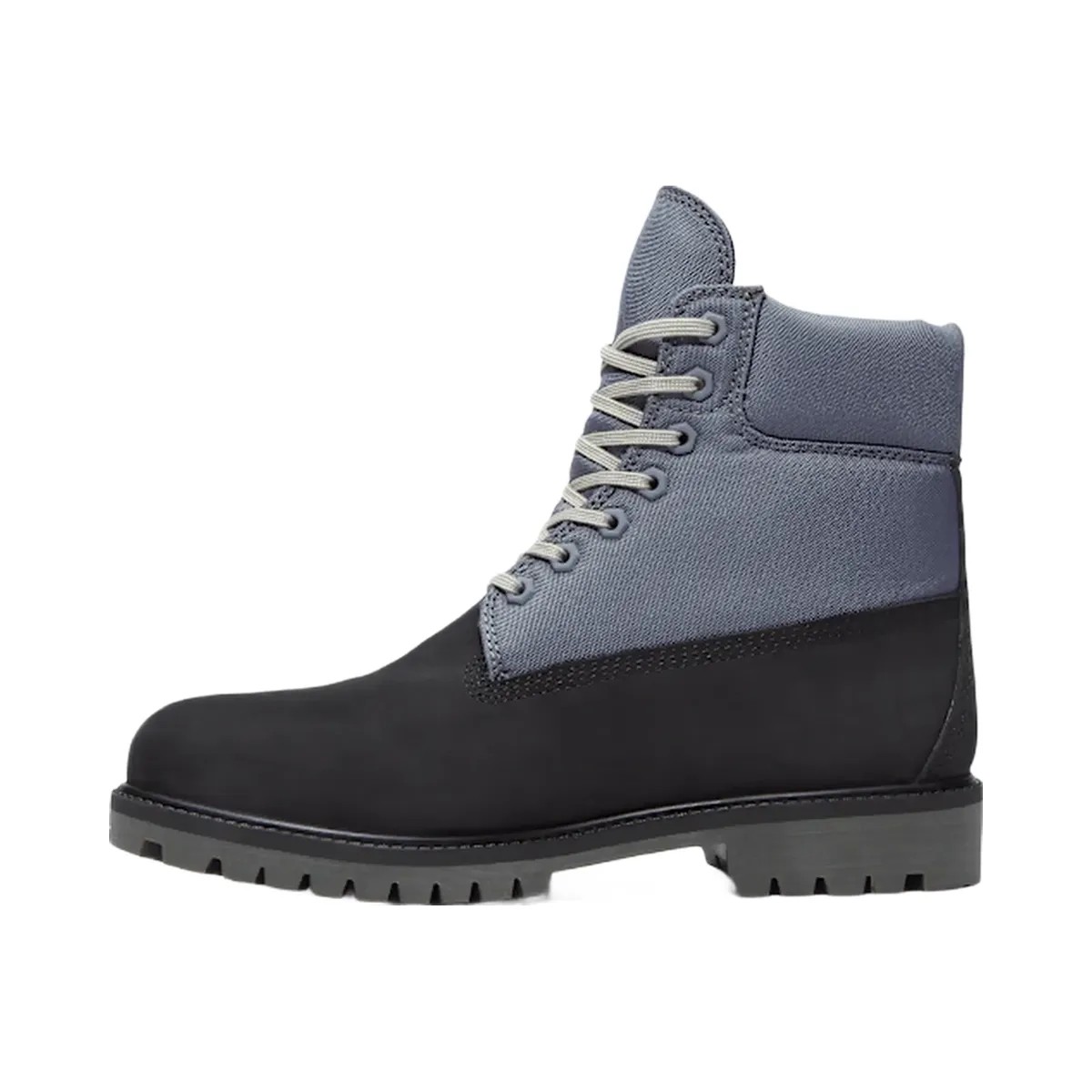 Timberland Heritage 6-Inch Waterproof Boot Black Nubuck/Grey Men'S - HypeFly India View 5