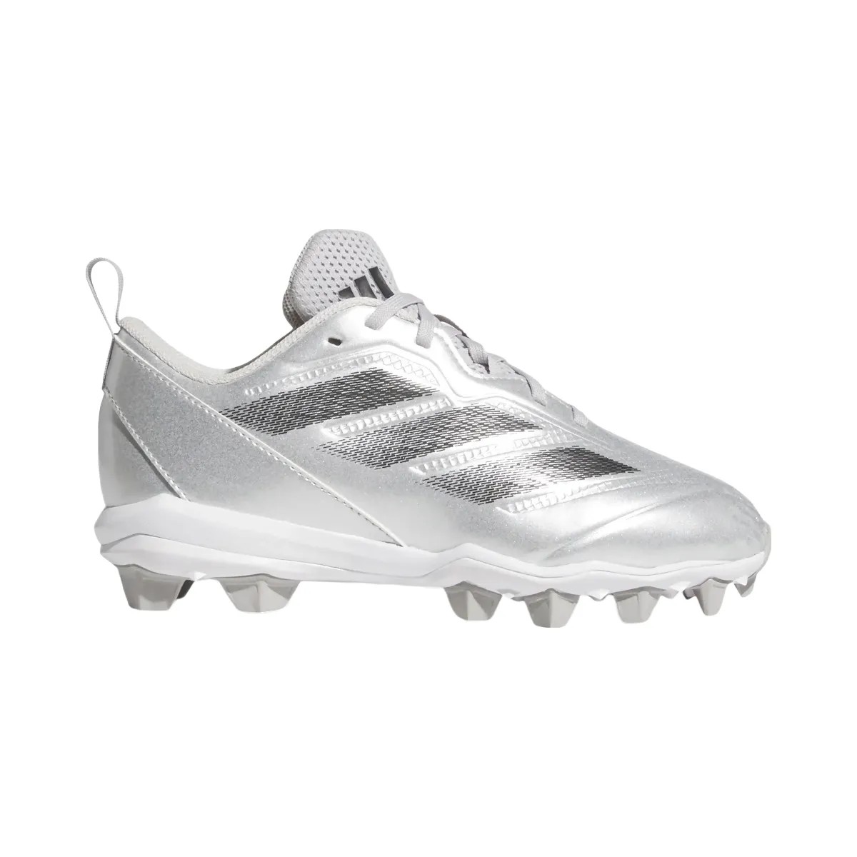 Adidas Adizero Instinct Md Silver Speed Silver Metallic Core Black Grey Two - HypeFly India View 1