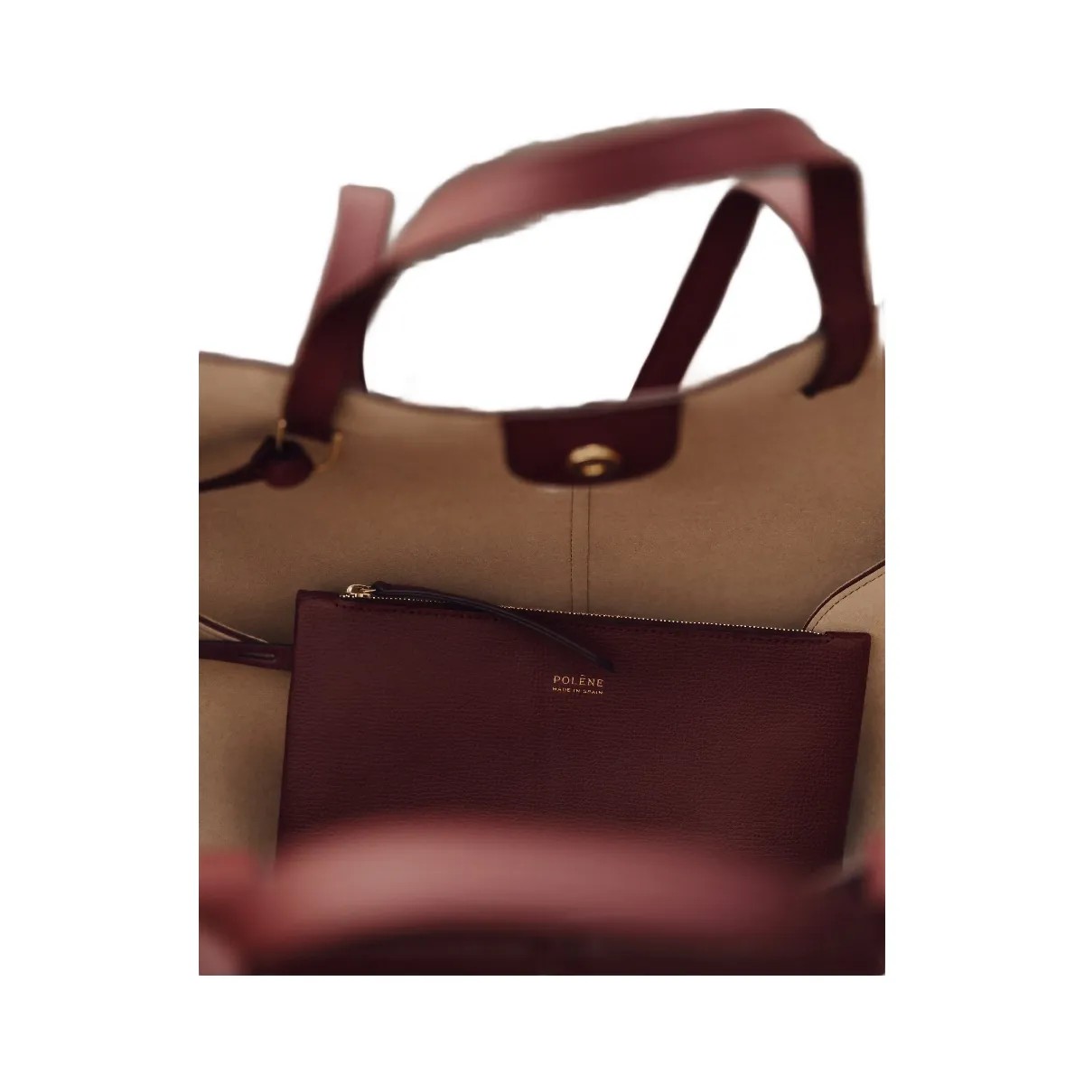 Polene Cyme Textured Black Cherry - HypeFly India View 6