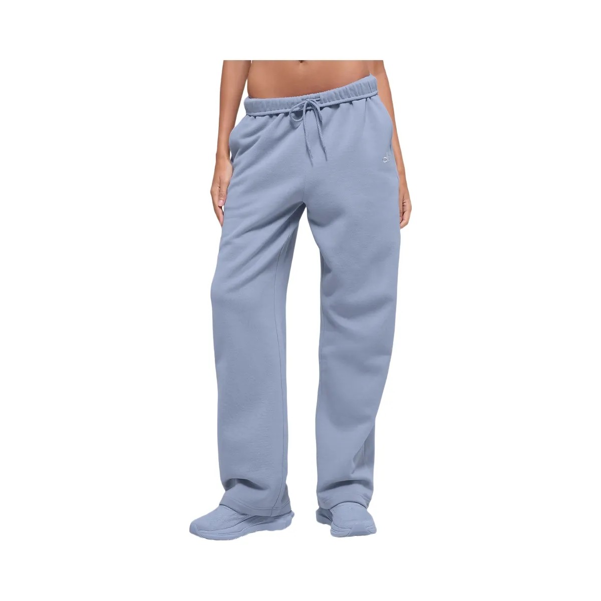 Alo Accolade Straight Leg Sweatpant - Winter Frost - HypeFly India View 1
