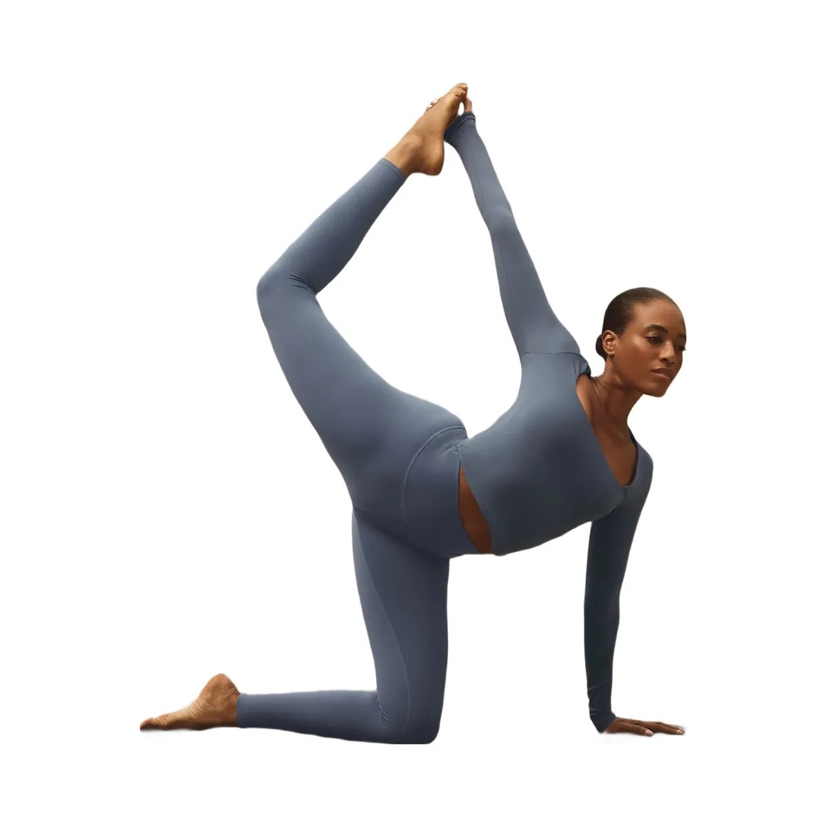 ALO Women's Softsculpt High-Waist Legging - Bluestone - HypeFly India View 5