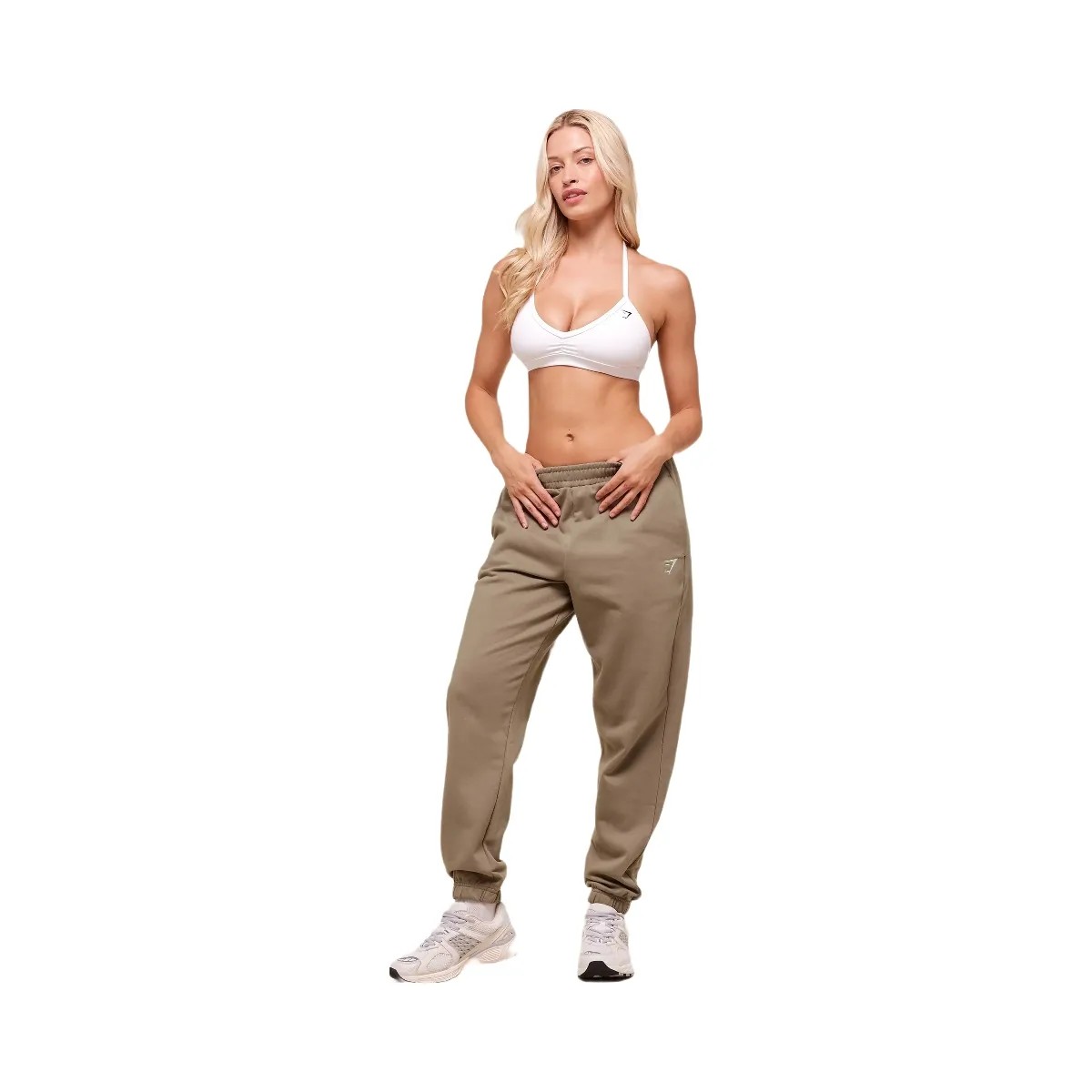 Gymshark Training Fleece Joggers - Lifestyle Brown - HypeFly India View 5