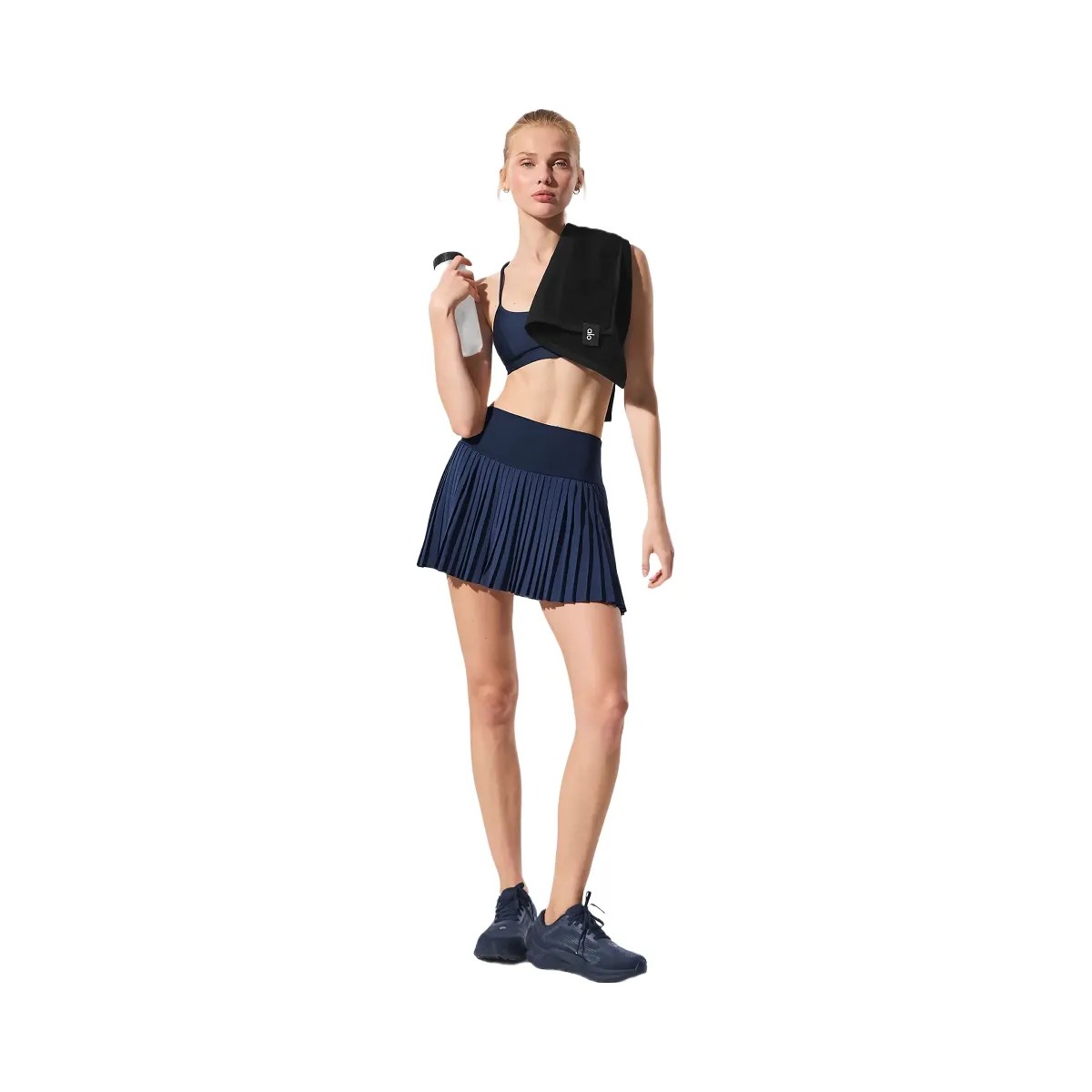 Alo Women's Grand Slam Tennis Skirt - Navy - HypeFly India View 1