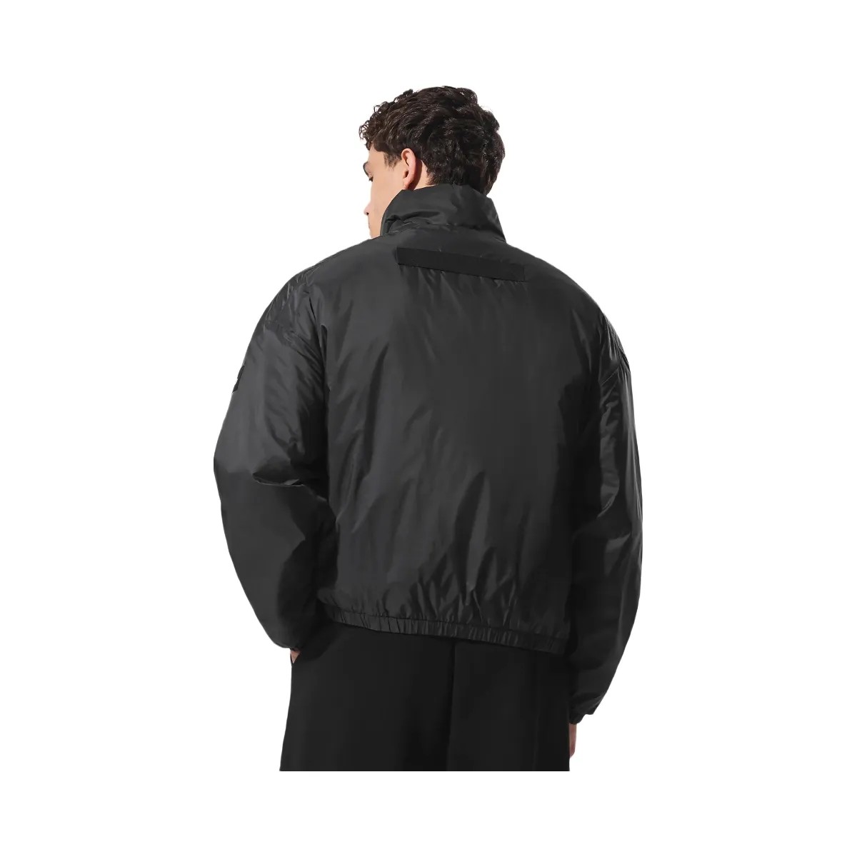 Alo Men's Latitude Light Weight 1/2 Zip Pullover Jacket - Black - HypeFly India View 2