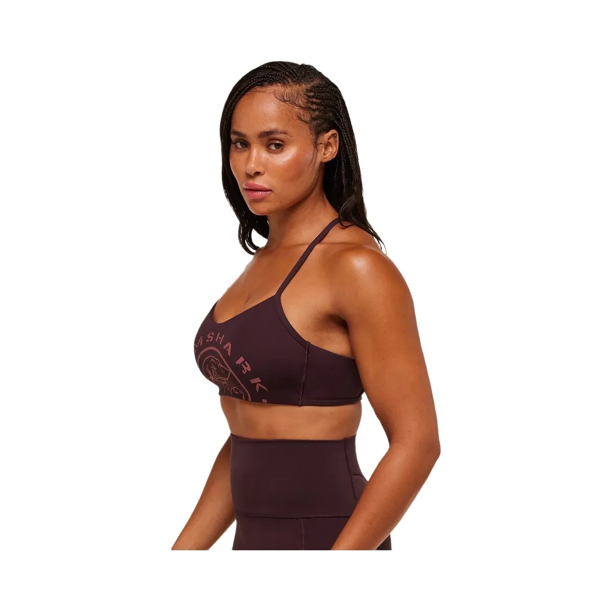 Gymshark Legacy Sports Bra - Cherry Purple - HypeFly India View 3
