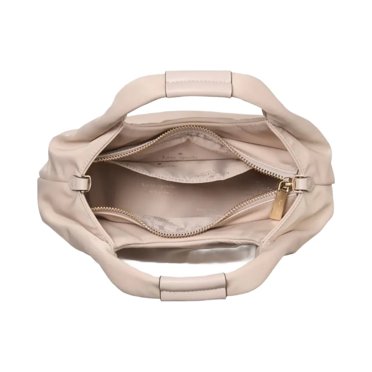 Kate Spade Carter Nylon Small Pleated Crossbody Cozy Grey - HypeFly India View 5