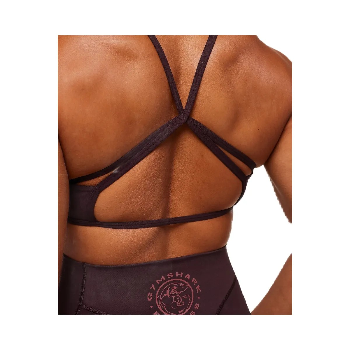 Gymshark Legacy Sports Bra - Cherry Purple - HypeFly India View 5
