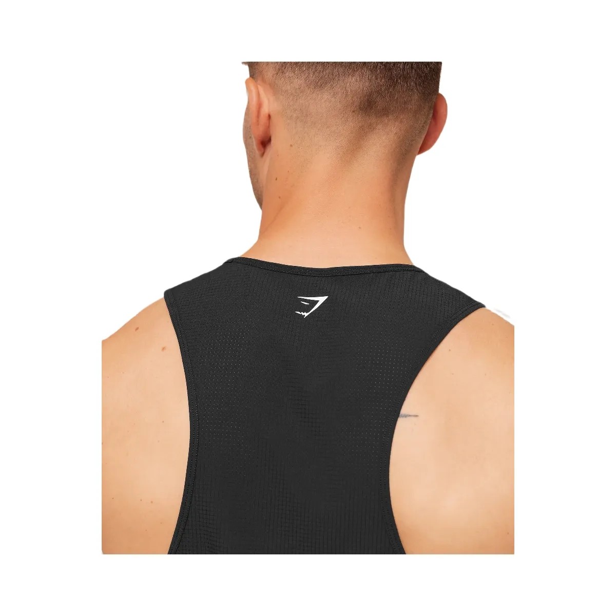Gymshark Running Tank - Black - HypeFly India View 6