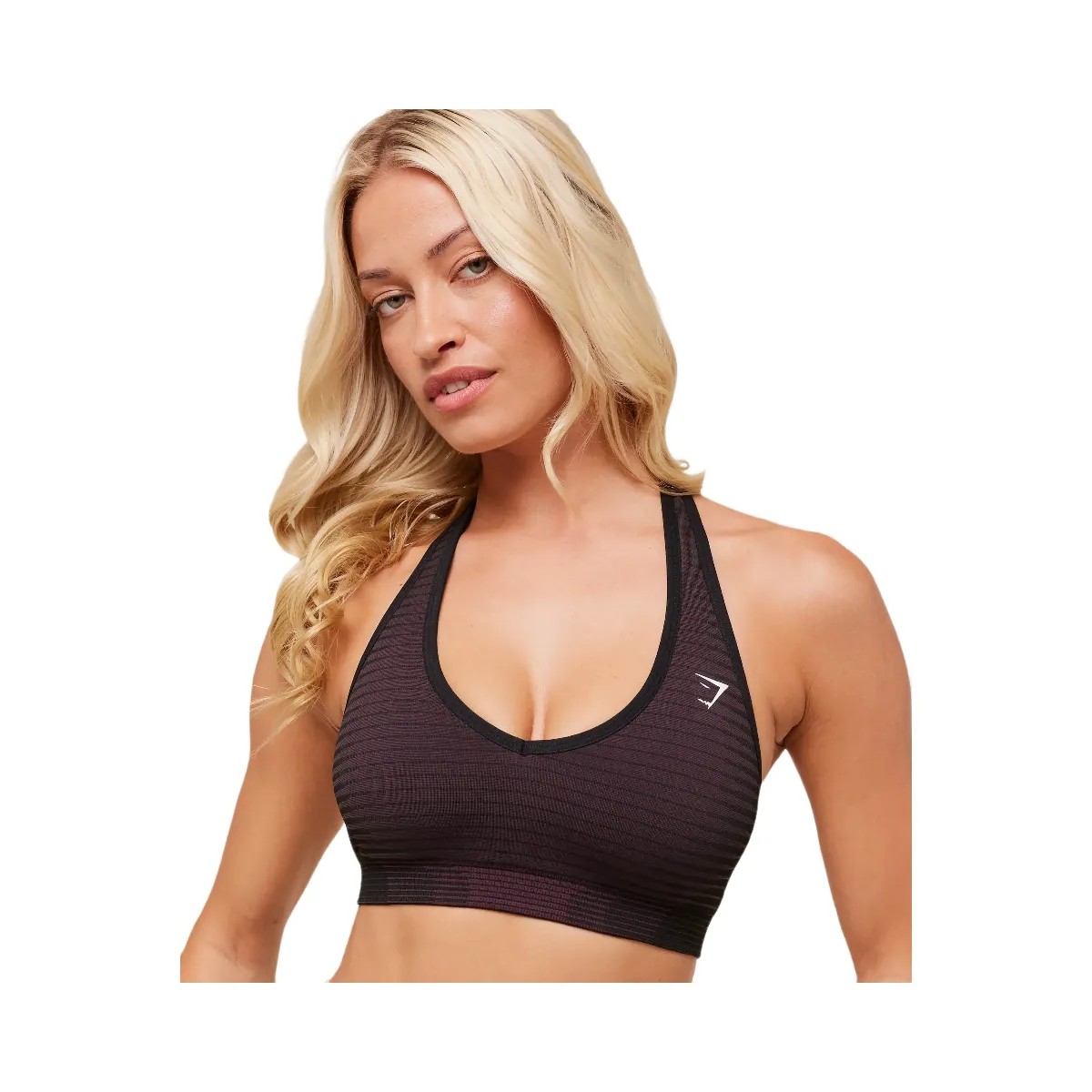 Gymshark Sport Seamless Sports Bra - Reset Pink/Black - HypeFly India View 5