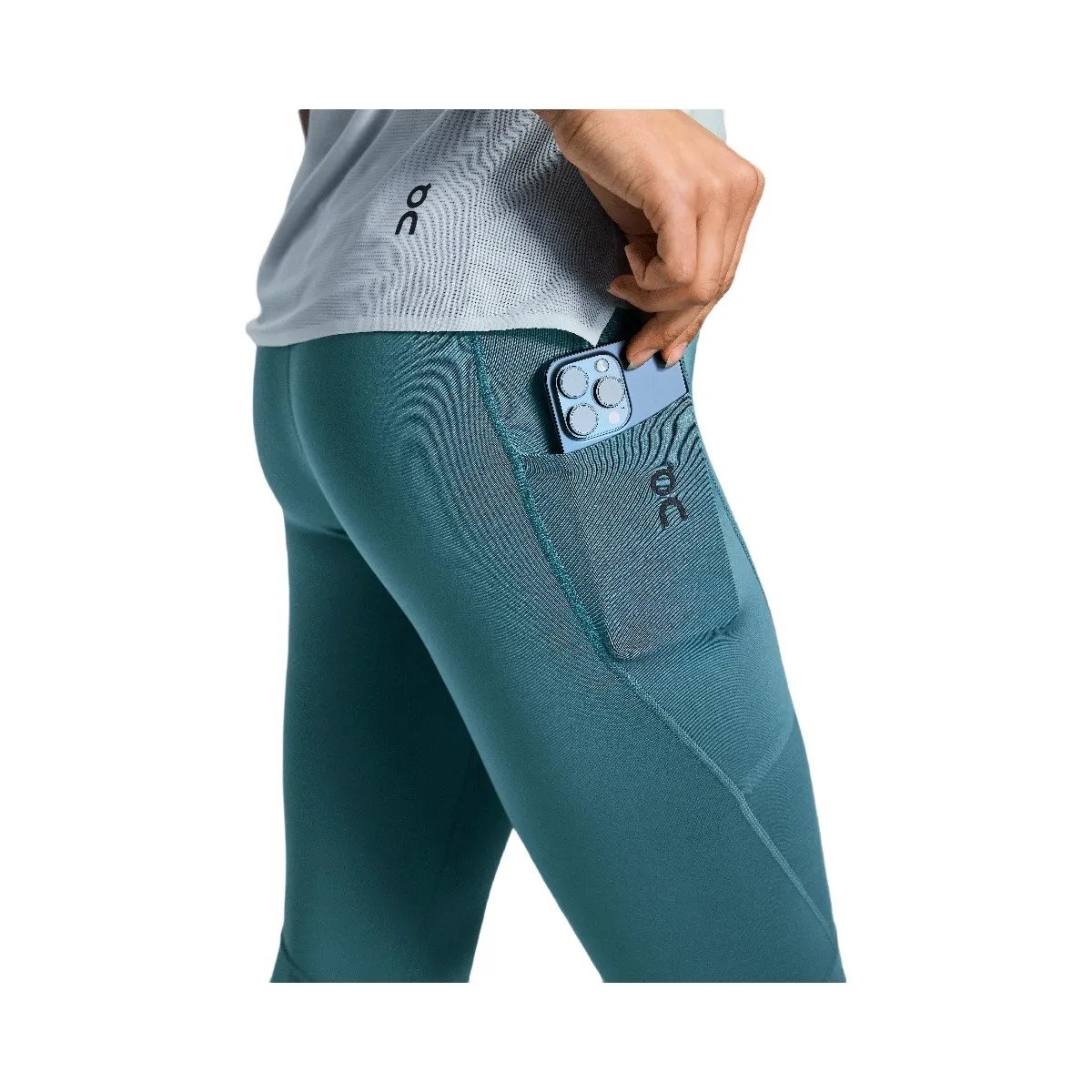 On Performance Tights 7/8 Storm - HypeFly India View 4