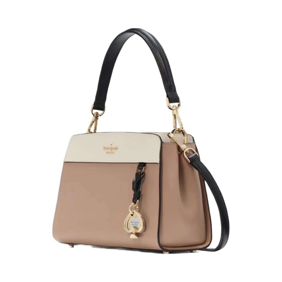 Kate Spade Madison Small Top Handle Satchel Toasted Hazelnut Multi - HypeFly India View 3