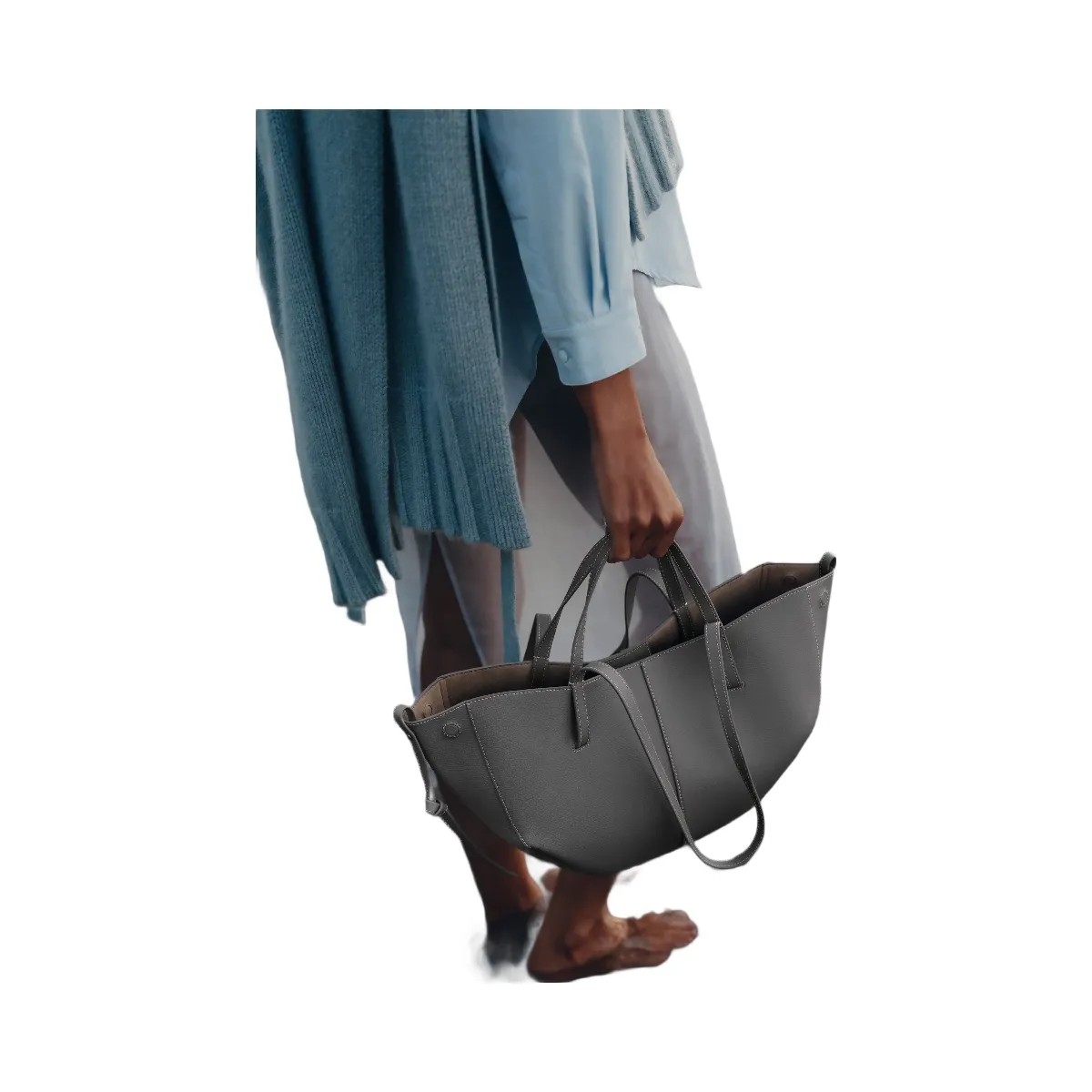 Polene Cyme Mini Textured Stone - HypeFly India View 6