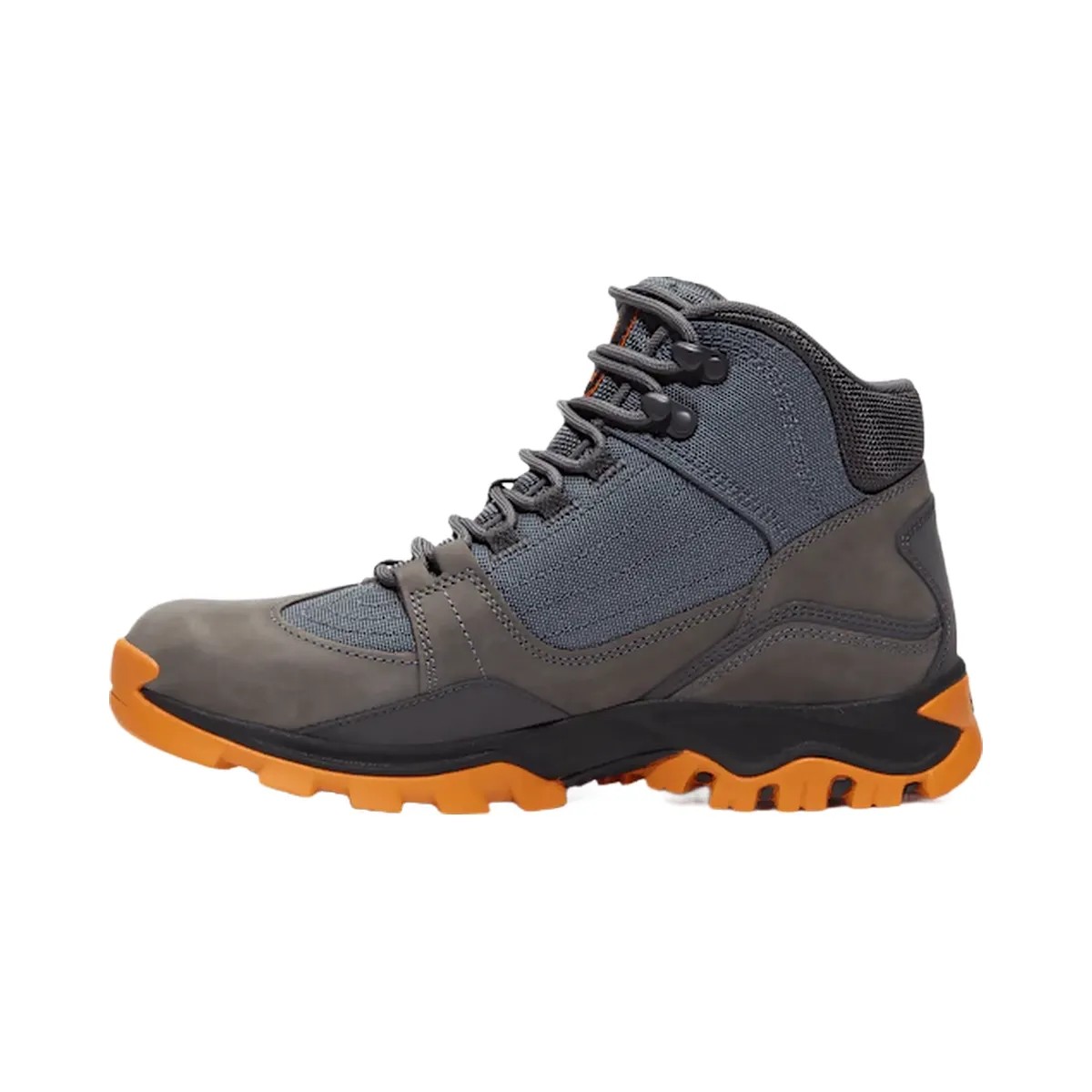 Timberland Mt Maddsen Mid Lace-Up Hiking Boot Dark Grey Nubuck Men'S - HypeFly India View 5