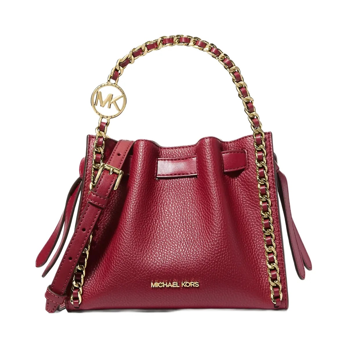 Michael Kors Mina Small Chain Crossbody Bag Cherry - HypeFly India View 1