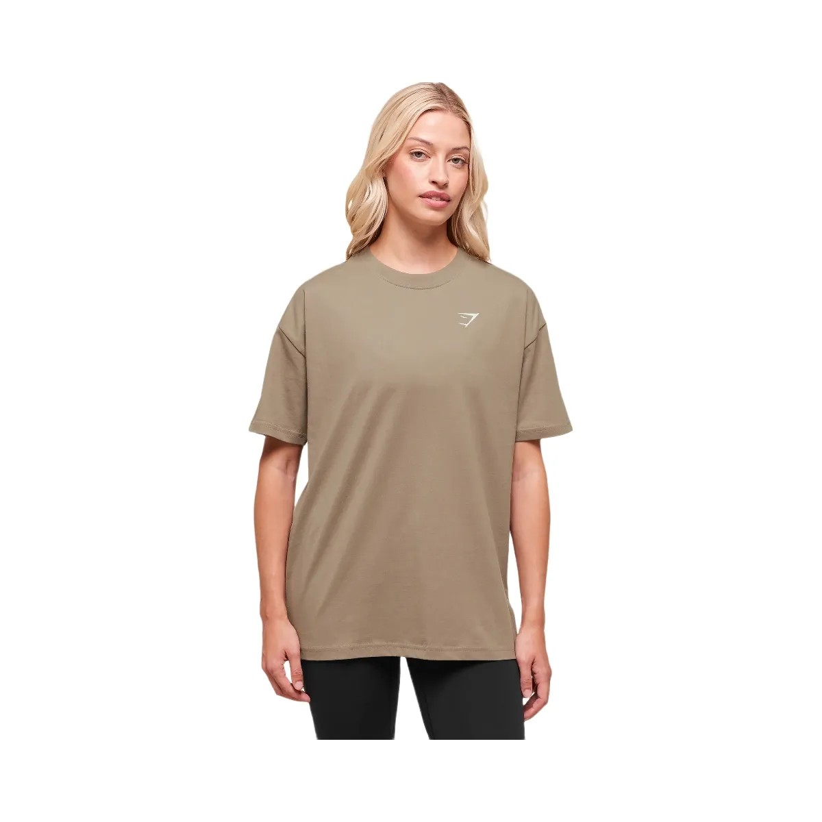 Gymshark Training Oversized T-Shirt - Lifestyle Brown - HypeFly India View 1