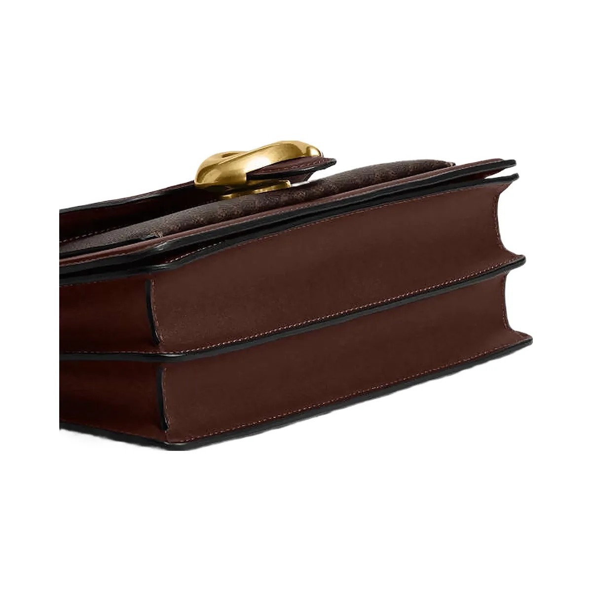 Coach Tabby Shoulder Bag 26 In Signature Canvas Signature Canvas-Brass-Maple - HypeFly India View 3