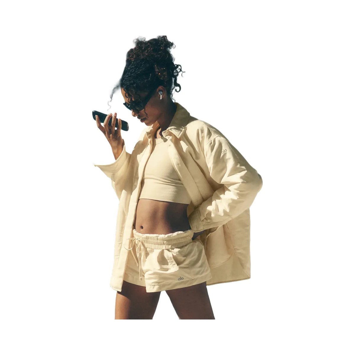Alo Women's Socialite Shacket - Candlelight Yellow - HypeFly India View 6