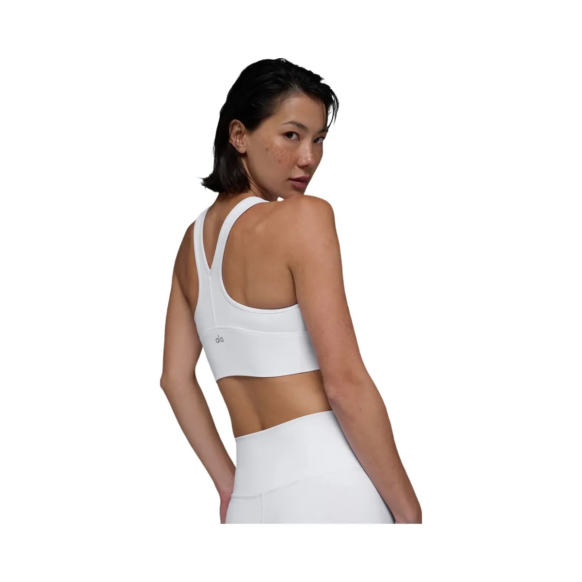 Alo Women's Wild Thing Bra - White - HypeFly India View 2