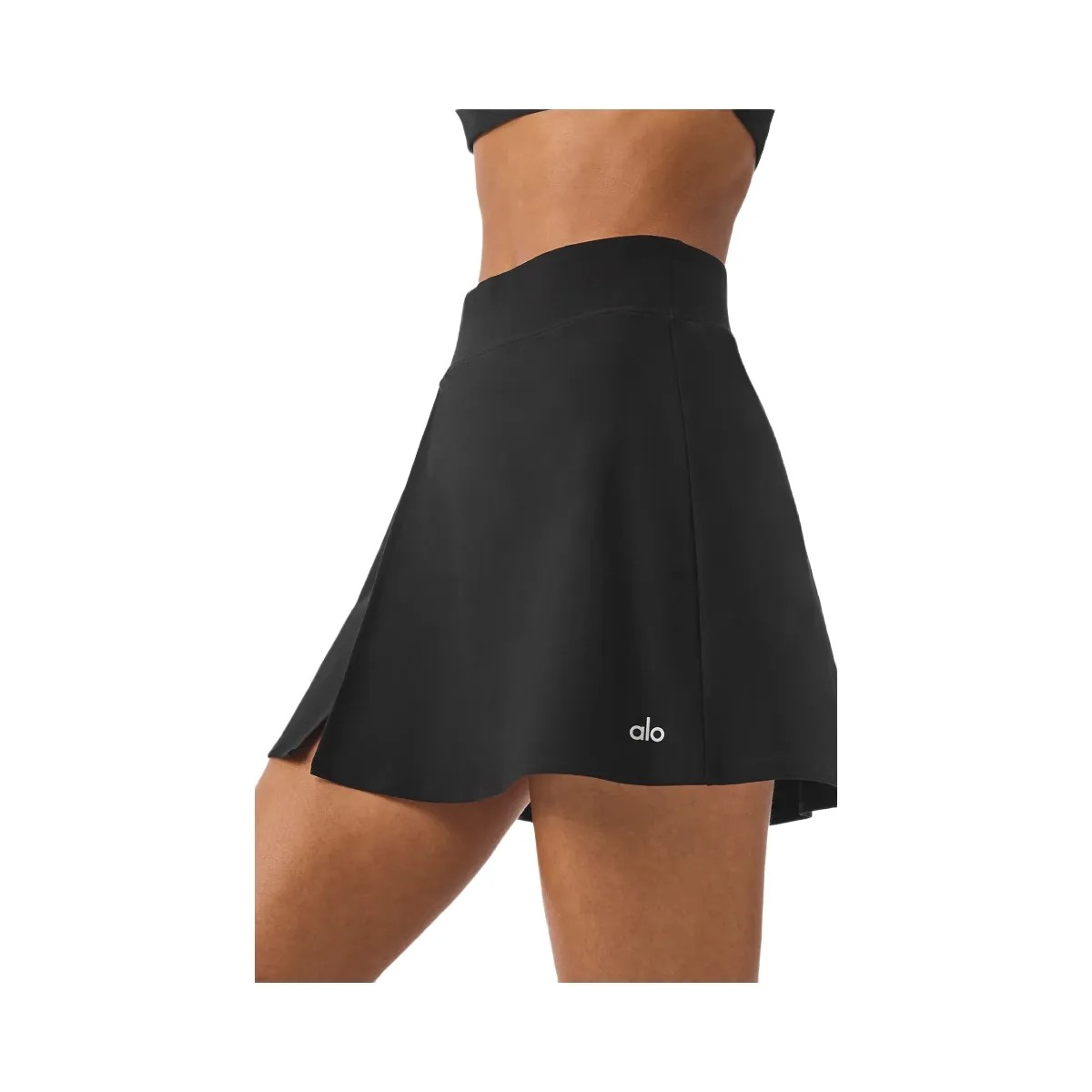 Alo Women's Alosoft Backspin Skirt - Black - HypeFly India View 4
