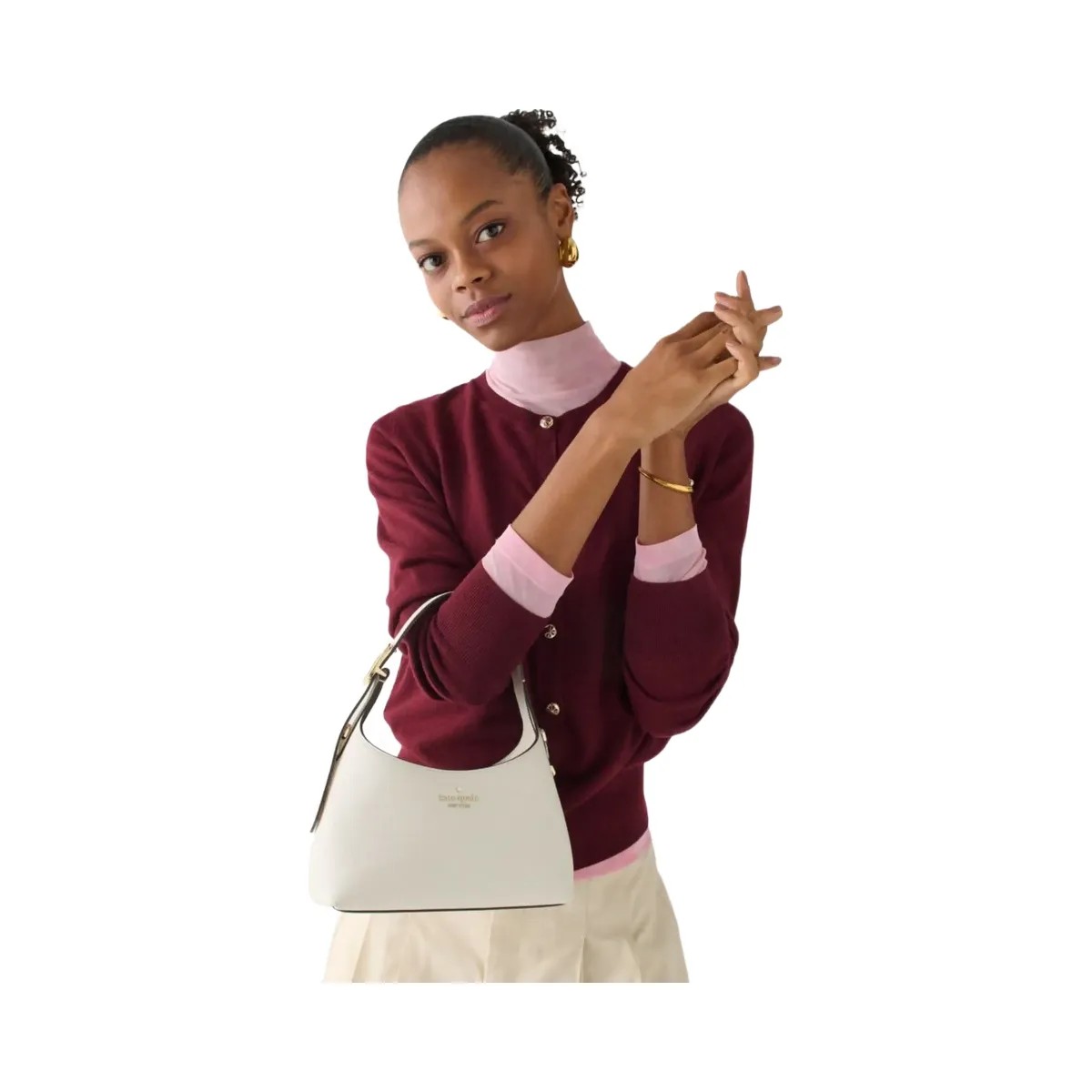 Kate Spade 454 Mini Crossbody Meringue - HypeFly India View 3