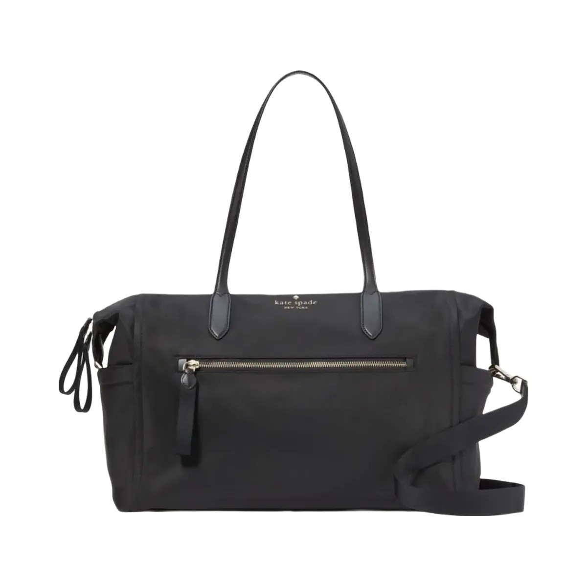 Kate Spade Chelsea Nylon Large Weekender Black - HypeFly India View 1