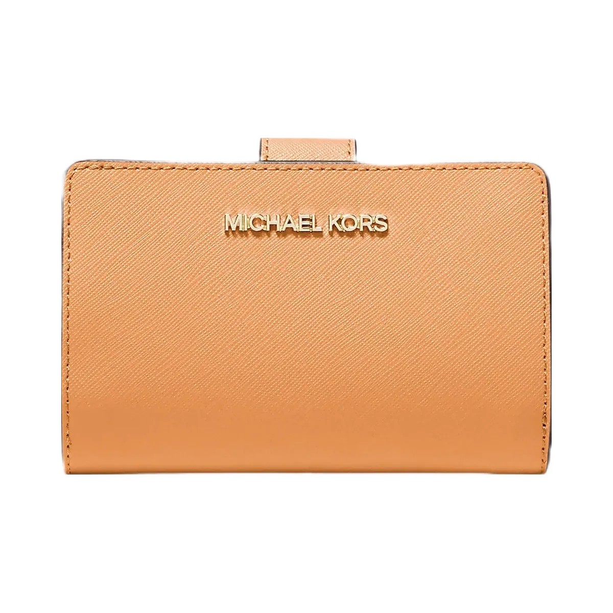 Michael Kors Medium Crossgrain Leather Wallet Cider - HypeFly India View 1