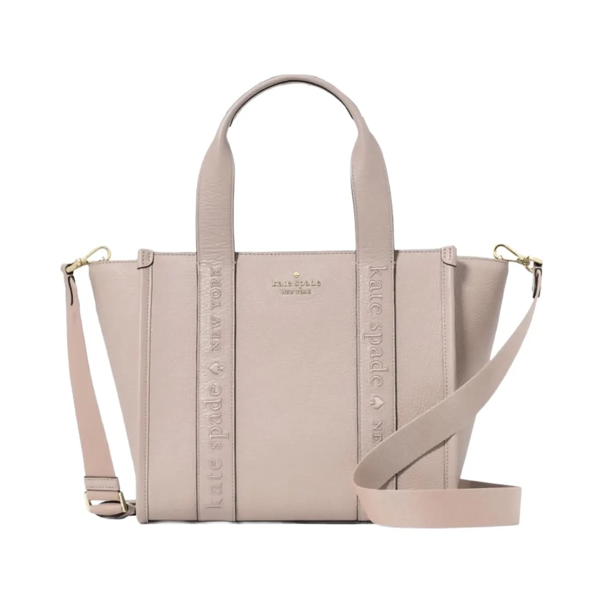 Kate Spade Kip Leather Small Tote Cozy Grey - HypeFly India View 1