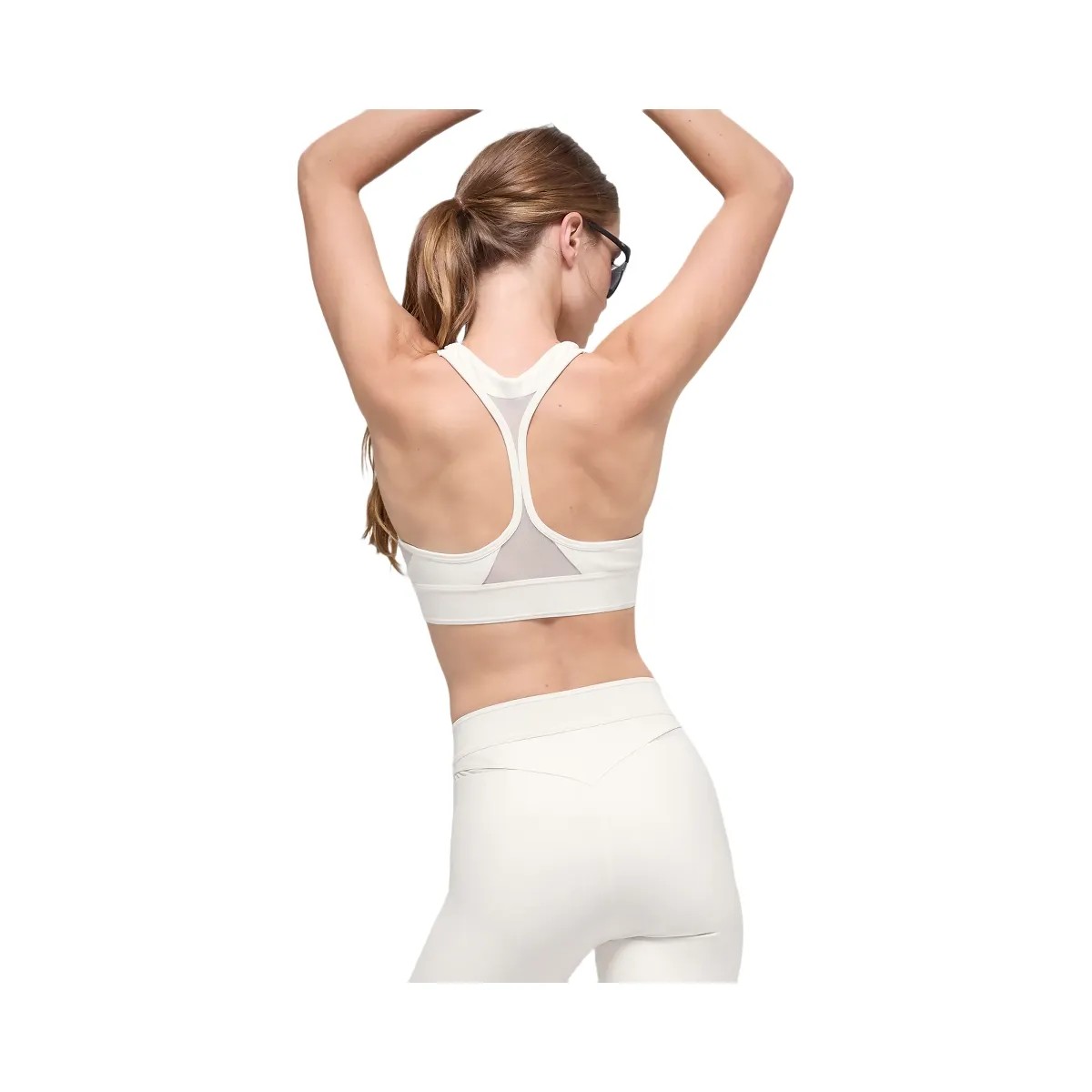 Alo Women's Airlift Rebel Bra - Ivory - HypeFly India View 2