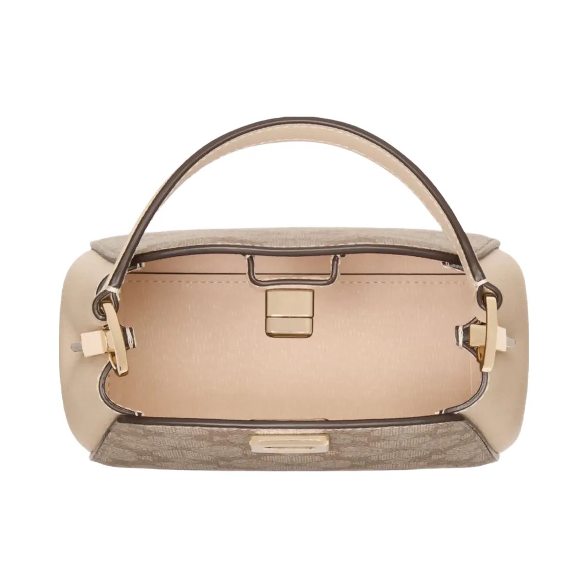 Kate Spade Flower Pvc Mini Top Handle Crossbody Dark Beige Multi - HypeFly India View 4