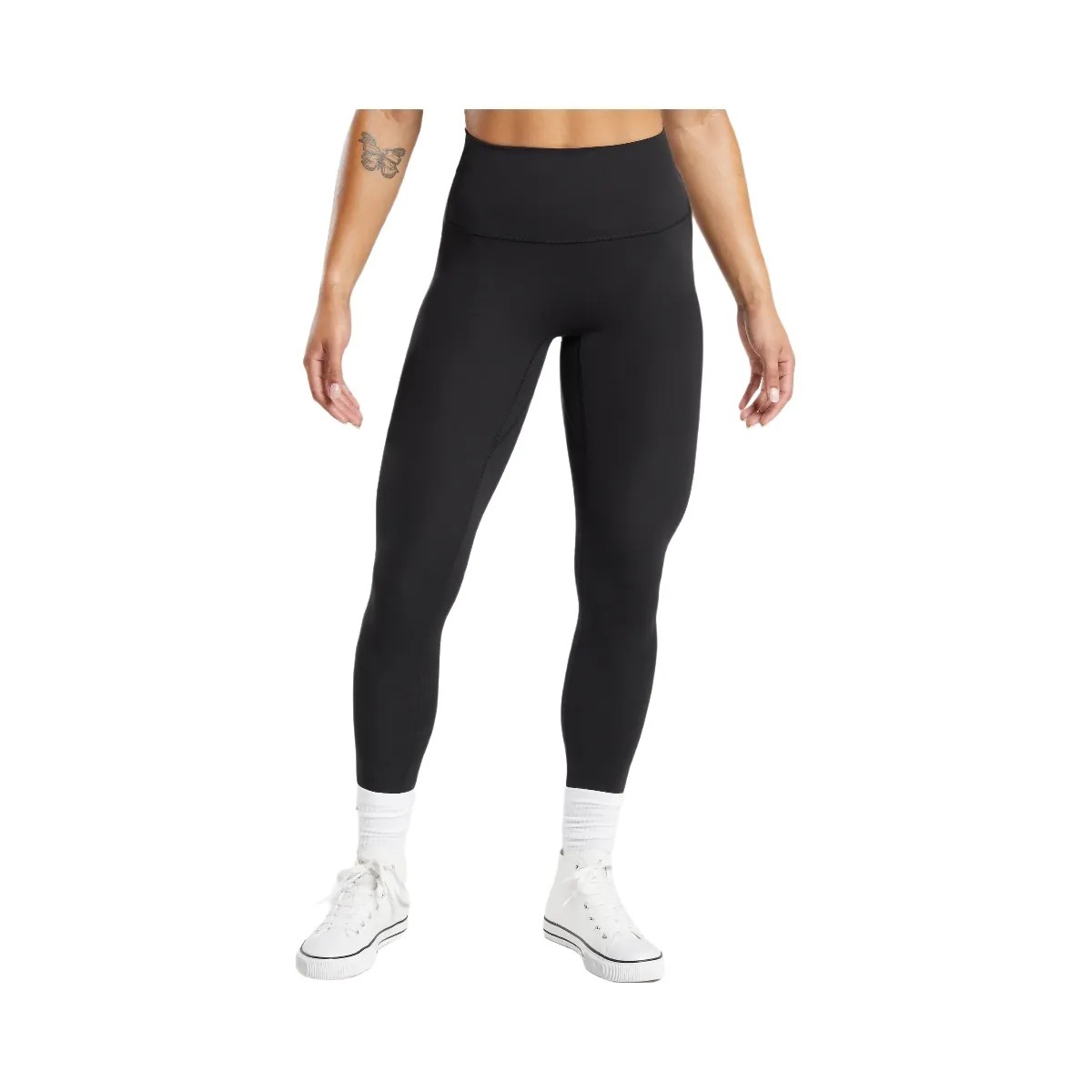 Gymshark Legacy Regular Leggings - Black - HypeFly India View 1