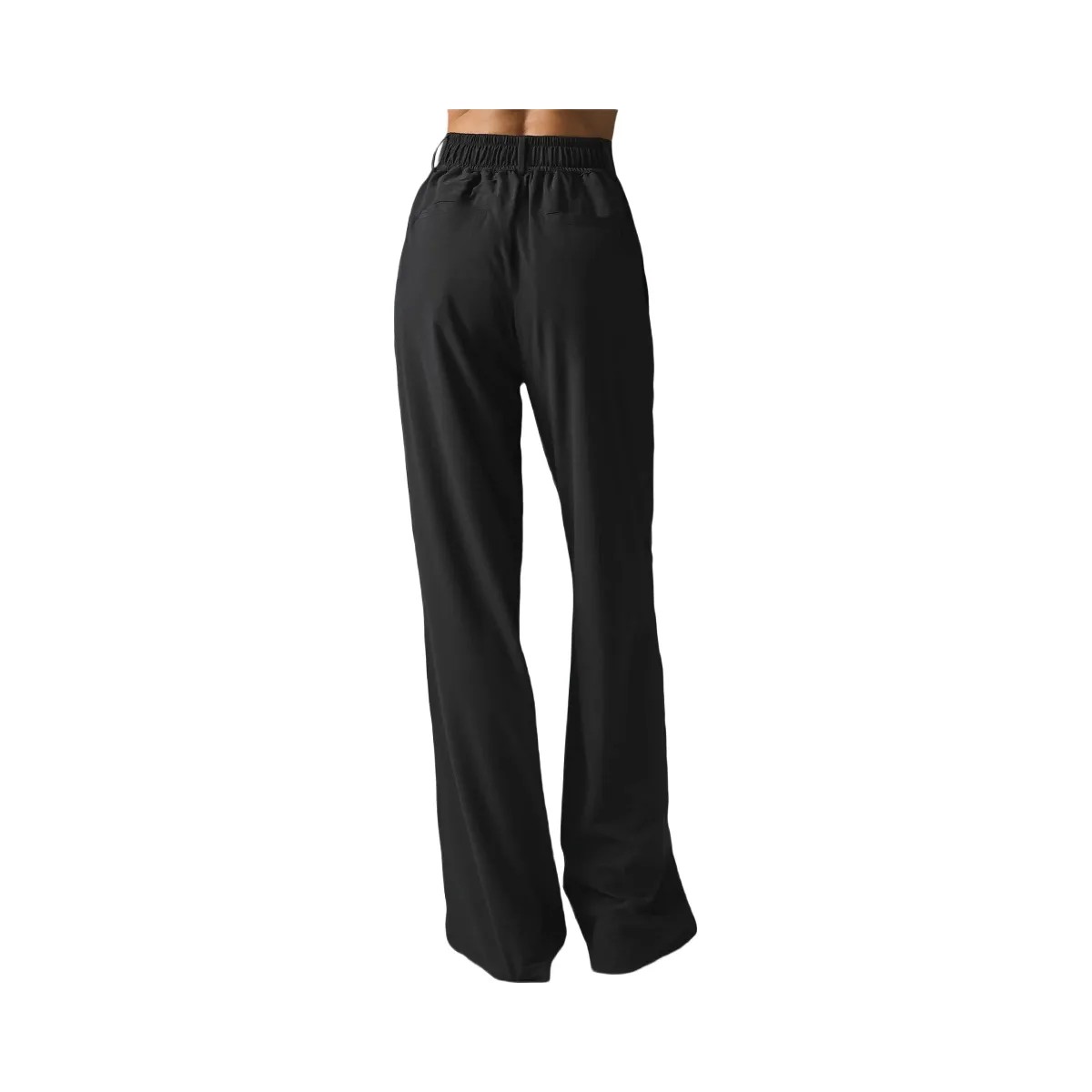 Alo Women's High-Waist Dreamscape Trouser (Regular) - Black - HypeFly India View 4