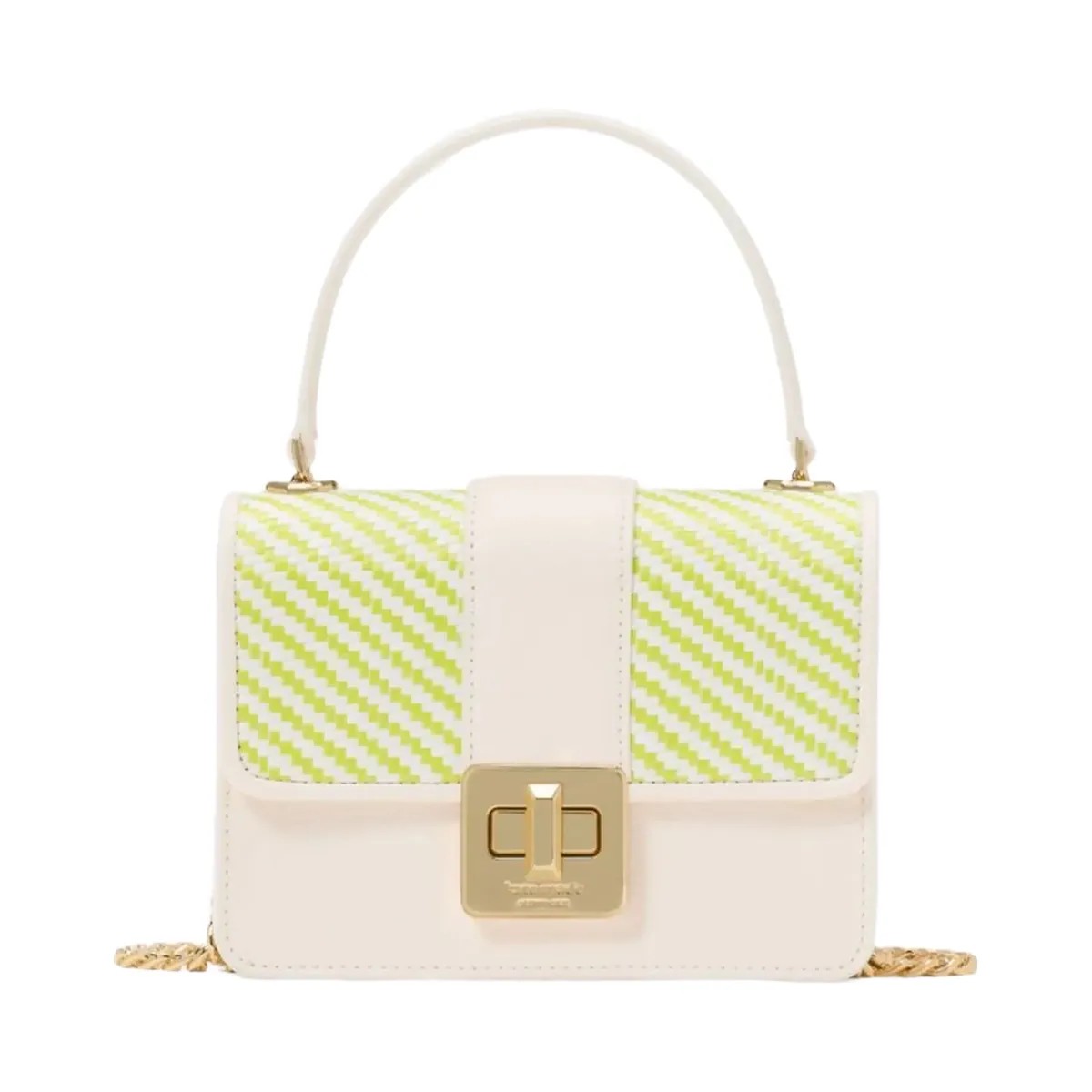 Kate Spade Phoebe Turnlock Mini Flap Crossbody Lime Slushy Multi - HypeFly India View 1