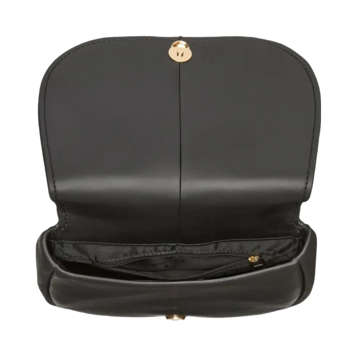 Kate Spade Kayla Pebbled Leather Saddle Bag Black - HypeFly India View 4