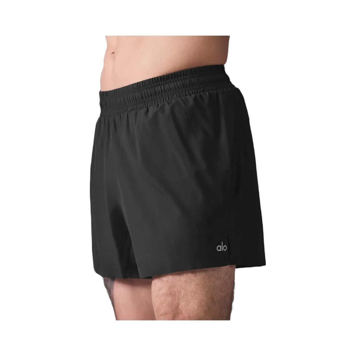 Alo Men's 5" Adapt Running Short - Black - HypeFly India View 5