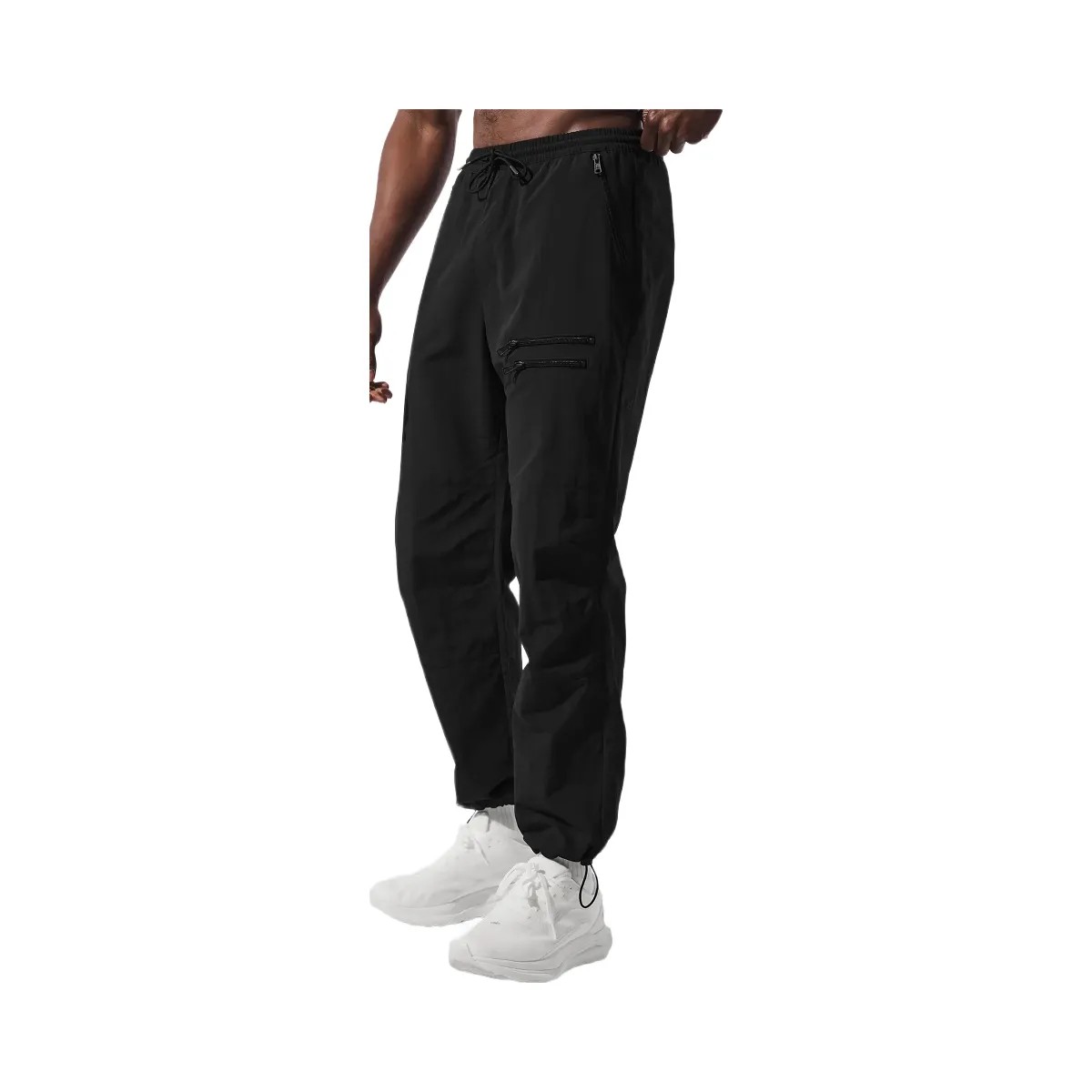 Alo Men's Takeaway Track Pant - Black - HypeFly India View 4