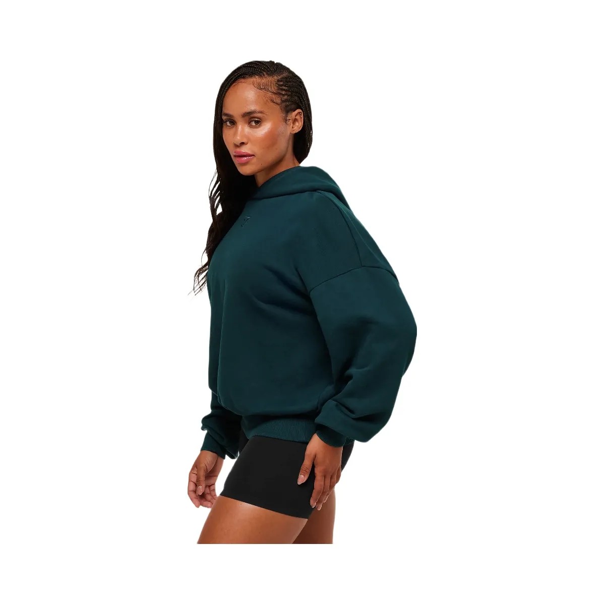 Gymshark Power Washed Oversized Hoodie - Deep Petrol Blue/Acid Wash Small Ball - HypeFly India View 3