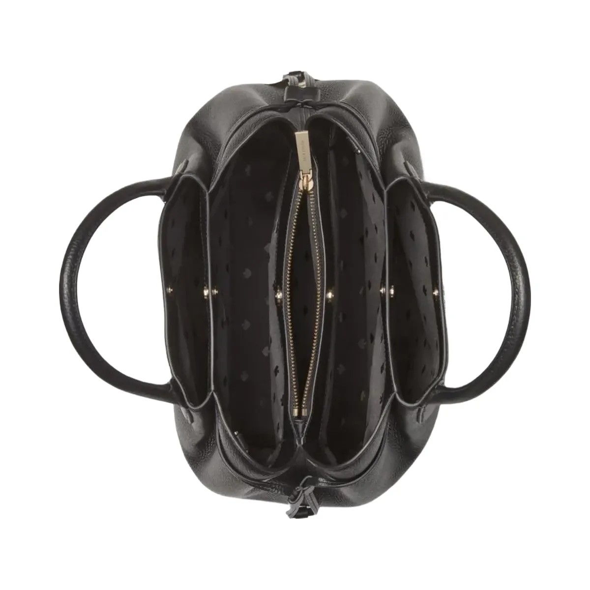 Kate Spade Dumpling Large Satchel Black - HypeFly India View 4