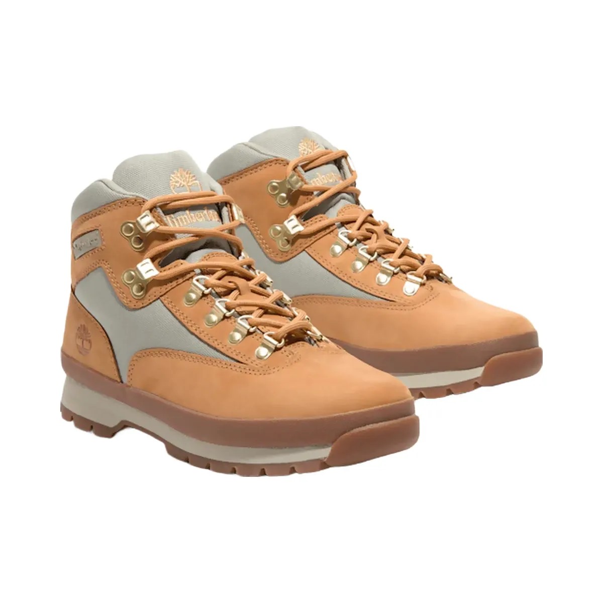 Timberland Mens Euro Hiker Mid Lace-Up Boot Wheat Nubuck - HypeFly India View 1