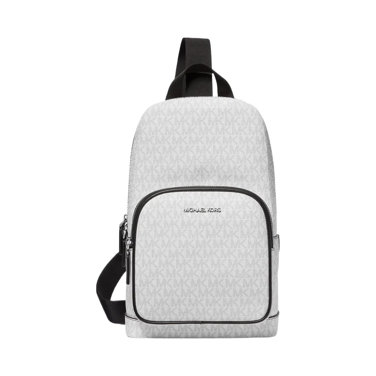 Michael Kors Cooper Logo Sling Pack Bright Wht - HypeFly India View 1