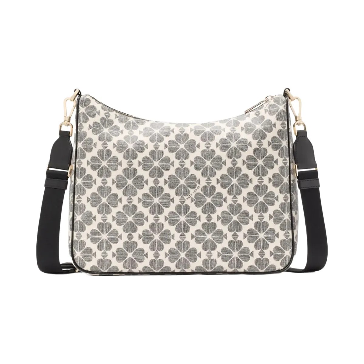 Kate Spade Flower Large Crossbody With Pouch Black Multi - HypeFly India View 4